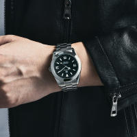 Reloj Mecánico Automático Para Hombre BENYAR 2024 Deportivo Y De Negocios Resistente Al Agua 50M Con Marcadores Numerales Arábigos Y Calendario Completo - details 8