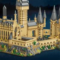 Bloques De Construcción MOC Castillo De Magia Escuela De Brujería Torre Del Reloj Escenario Educativo Para Niños Juguete De Montaje De Bloques Micro Modelo Regalo - details 4