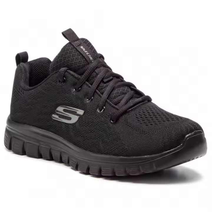 Zapatillas Skechers Get Connected Negro Negro 12615-Bbk Casual Mujer - 1