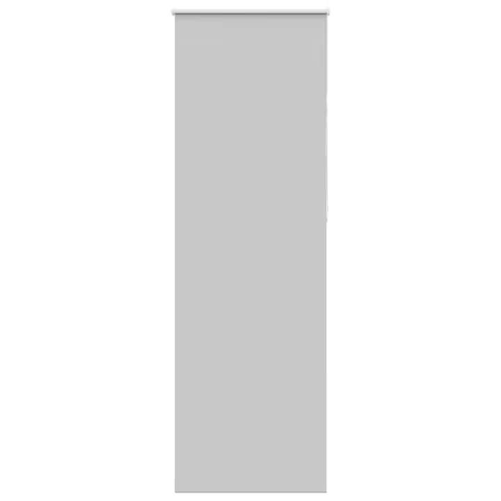 vidaXL Estor Enrollable Opaco gris claro 65x230 cm Tela Ancho 60,7 cm - 1