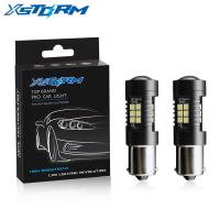 2Pcs 1156 BA15S P21W LED BAU15S PY21W BAY15D Lámpara De Auto 1157 P21/5W R5W 21pcs 3030SMD Luz LED Para Coche 12V - 24V Universal - details 0