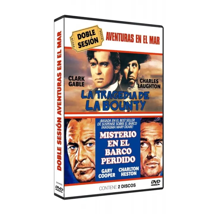La Tragedia de la Bounty + Misterio en el Barco Perdido 2 DVD Mutiny on the Bounty + The Wreck of the Mary Deare [DVD] - 1