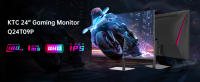 KTC Monitor Gaming 24 Pulgadas Q24T09/H24V13, Fast IPS 180Hz/VA 100Hz, 2K QHD 2560 x 1440/1080P Vertical Monitor, 1ms, HDR10 126% sRGB, FreeSync & G-Sync Computer Monitor, VESA 100 * 100, DP, HDMI, For FPS MOBA RPG MMO RTS Gaming - details 0