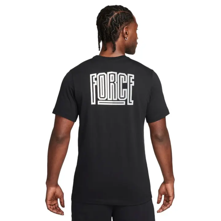 Camiseta Nike M Nk Tee St S Force Negro Basket T Shirt Fn0803-010 - 1