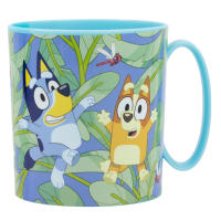 Taza Micro 350 ml Bluey  Stor Brand - Decorada con Personajes de Bluey, Apta para Microondas, Libre de BPA, Práctica Taza Infantil Reutilizable, Regalo para Niños - details 0