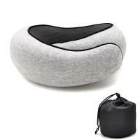 Cojín De Viaje Ajustable Portátil Para El Cuello En Forma De U De Memoria Esponja Soporte De Descanso Para El Cuello Estilo Caracol Suave Para Media Noche Y Sueño - details 7