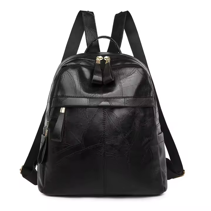 Mochila ligera coreana para mujer, sencilla, de piel sintética suave, de gran capacidad, para viajes y ocio. - 1