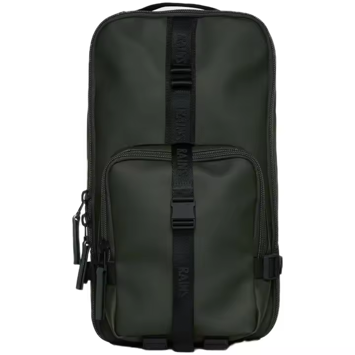 Mochila Rains  para unisex en color verde - 1