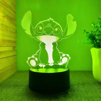 Lámpara De Noche Ilusión 3D Con Control Remoto Y Toque Inteligente Decoración De Habitación En Forma De Animal Regalo Para Cumpleaños San Valentín Y Navidad - details 6