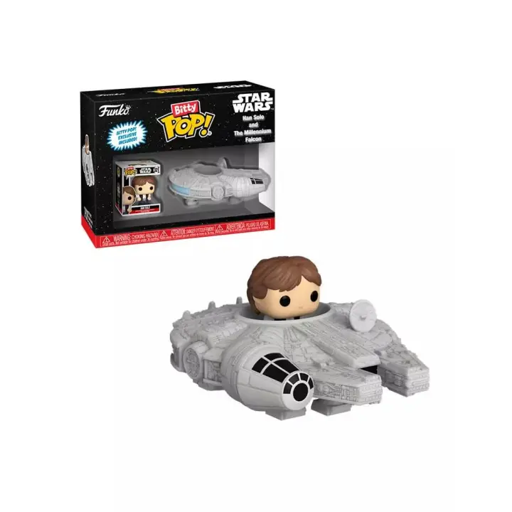 Funko Bitty Pop Ride Star Wars Han Solo Con Alcon 321 Milenario Figura Coleccionable - 1