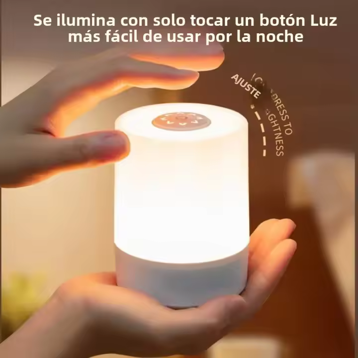 Lámpara Nocturna LED Recargable Por USB Con Control Remoto Luz De Noche Cálida Para El Borde De La Cama Decoración De Escritorio Lámpara Nocturna - 1