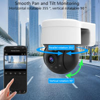 Cámara De Seguridad Tuya 4MP WiFi Exterior Visión Nocturna En Color Pantalla Para Bebé Vigilancia Inalámbrica Impermeable Con Monitor De Bebé - details 3