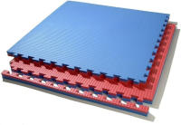 PAVIMENTOS ARQUISERVI Tatami Puzzle EVA 1 X 1 (Rojo-Azul). Pack 30 - Duradero, Antideslizante - details 1