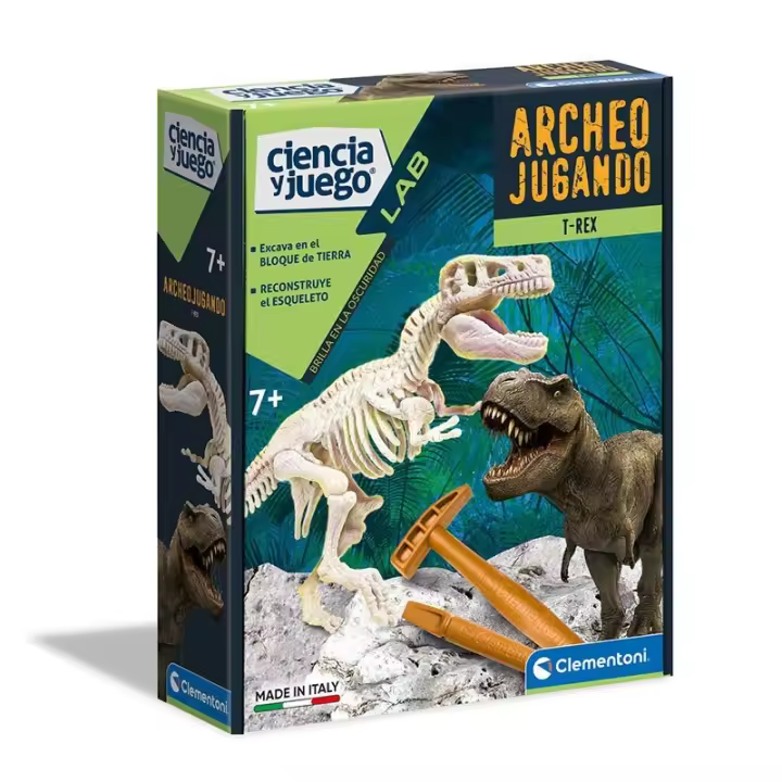 Arqueo Jugando T-Rex Ciencia y Juego de Clementoni - 1