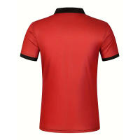 Camisa Polo Hombre Verano Ajustada Manga Corta Deportiva Casual Con Botones Estampado 3D Digital Smart Casual Polyester - details 8