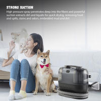 Handheld Carpet Cleaner 1500W 15KPa Portable Spot Cleaner for Car Sofa Pet Hair Spray Suction Upholstery Clean Machine - details 5