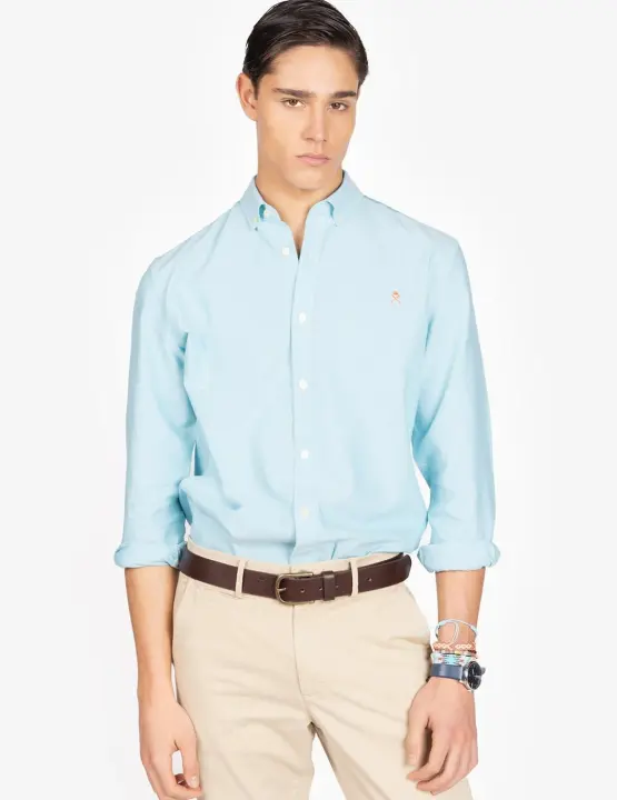 Harper & Neyer Camisa Oxford Colours Turquesa - 1