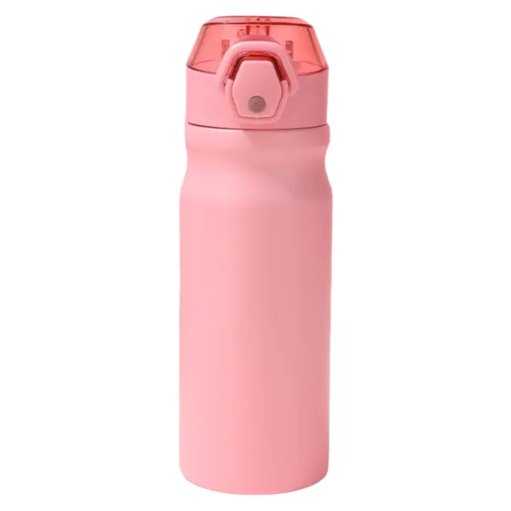 Botella de Agua Deportiva de 550ml Sin BPA Boquilla para Deportes Con Texto Motivacional Botella de Agua Prueba de fugas, Botella Deportiva Tritan de Plástico Sin BPA, Botella Motivacional para Hogar y Exterior termo (LD550) - 1