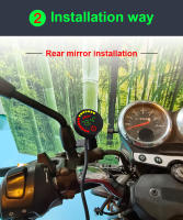 Nuevo Voltímetro Y Medidor De Temperatura De Agua Para Motocicleta Impermeable Con Pantalla Dual Modelo YL-M3636 Material PC - details 4