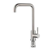 Grifo De Cocina Moderno De Acero Inoxidable 304 Con Mangue Pull out Monohendija Para Agua Caliente Y Fría Montaje En Piso - details 1