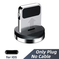 Adaptador De Cable Magnético Redondo Para Micro USB Y Tipo C Con 360 Grados De Rotación Pack De 1/3/5 Piezas Braid Material - details 6