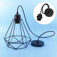 Soporte De Lámpara Colgante Vintage E27 Con Cable De Colgaje De 1m Y 1.5m Base De Lámpara Para Luces Colgantes Y Candelabros - details 1