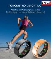 LoLek Anillo Inteligente para deportes, control calidad de sueño, control de pulsaciones, podómetro, resistente al agua IP68 - details 1