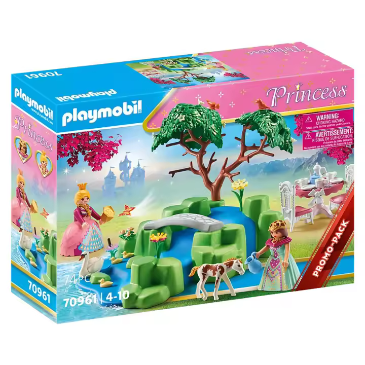 PLAYMOBIL PÍCNIC DE PRINCESAS CON POTRO, 70961, PRODUCTO CON LICENCIA OFICIAL, ENVIO 24-48 HORAS PENÍNSULA, PIEZAS, CLICKS, COLECCIONABLES,  JUGUETES, FIGURA, MUÑECO, FAMOBIL, 100% ORIGINAL - 1
