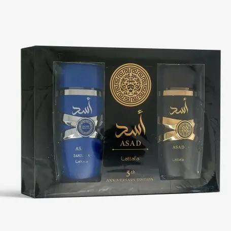 Asad Lattafa Pack 5th Anniversary Edition Eau de Parfum Men 100ml. x 2 pcs - 1