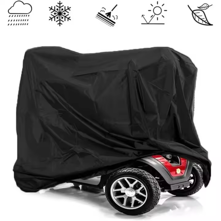 Funda para scooter de Movilidad, Canvas Oxford 210D, Funda impermeable para scooter de Movilidad, Funda impermeable para scooter, Polvo protect, suciudad, La Luz Del Sol, (190x71x117cm) SSIT - 1