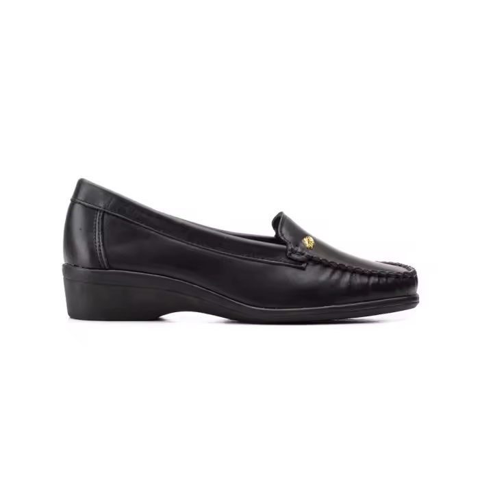 Mocasines de piel negros Piel Microfibra transpirable y termoreguladora Piel - 1