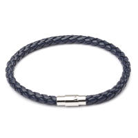 Pulsera De Cuero Para Hombres Y Mujeres Diseño Sencillo Con Botón De Acero Inoxidable Multicolor Regalo De Día De San Valentín Joyería Para Muñeca - details 1