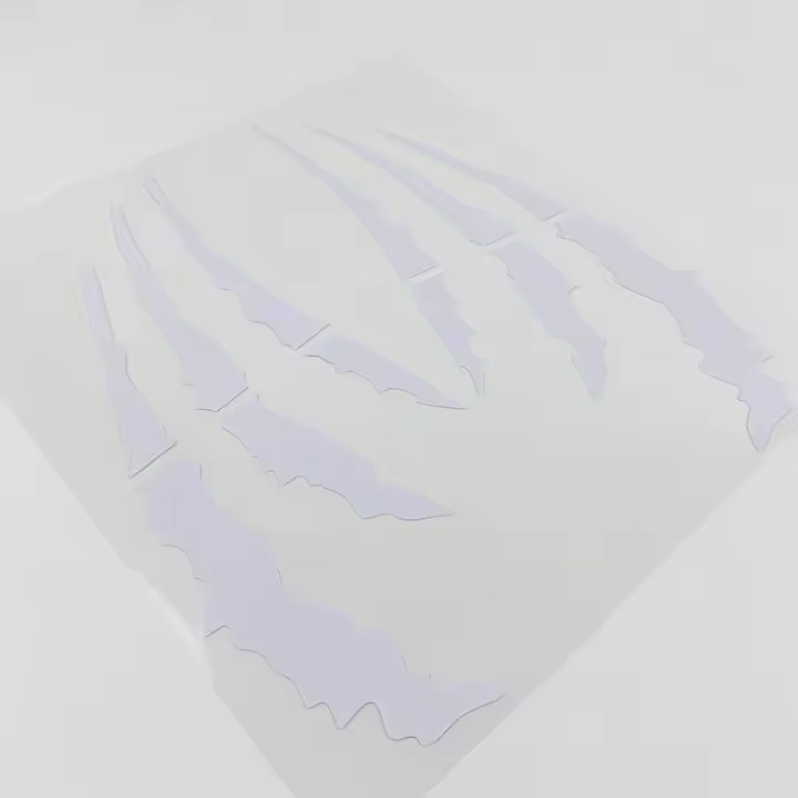 Pareja De Pegatinas De Mano De Bestia Para Motocicleta Impermeables Decoraciones Para Faros Y Tanque De Combustible De Motocicleta - 1