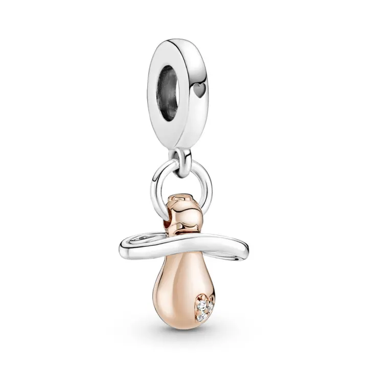 Pandora Moments Charm Colgante en oro rosa de 14k Chupete Bebé 781490C01 , para Mujer - 1