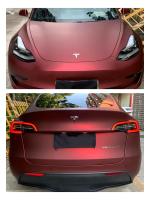 Pegatina De Coche Vinilo Mate Rojo Para Automóviles Y Motocicletas Película De Adhesivo Para Cubrir El Cuerpo Del Vehículo Accesorios Para Coches - details 6