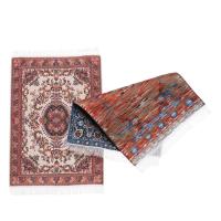 Carpetilla De Miniatura Para Casa De Muñecas Estilo Turco Escala 1:12 Accesorios De Decoración De Piso Alfombra Tejida Para Juguetes Adecuada Para Adolescentes Y Adultos - details 10