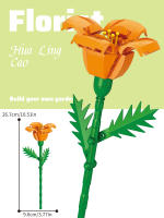 Bouquet De Rosas Eternas En Bloques Micro Para Decoración De Escritorio Juguete De Puzzle Para Niños Entre 6 Y 12 Años Material ABS - details 4