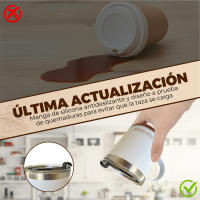 Taza Termo Cafe para Llevar de 380ml Blanca Bronze Sin BPA - details 3