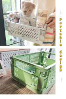 Caja De Almacenamiento Plegable Para Escritorio S/M Organizador Multifuncional De Juguetes Y Accesorios Bebé Caja De Maquillaje Y Papelería Portátil Ecológico Material Plástico - details 14