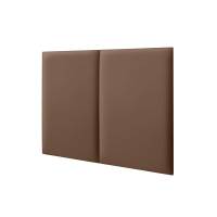 DHOME Cabecero Tapizado Polipiel Premium Premium Antimanchas Diseño Modular Vertical Autoadhesivo Cabezal Cama Altura 80cm - details 4