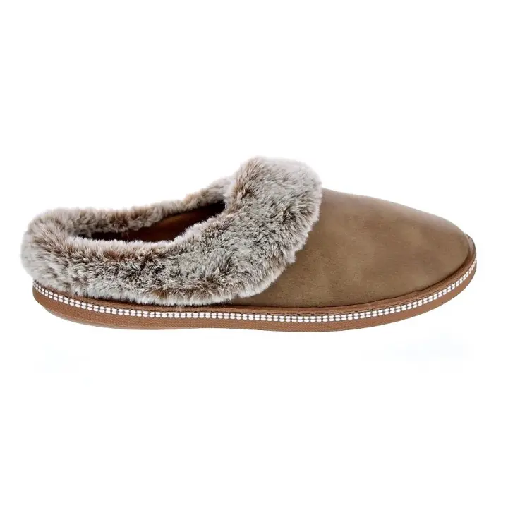 Skechers Mujer zapatilla estar por casa modelo Usa Marrón - 1