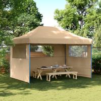 vidaXL Tienda de fiesta plegable Pop-Up 3 paredes laterales tienda Color Burdeos,  orange,  Beige y mas - details 3