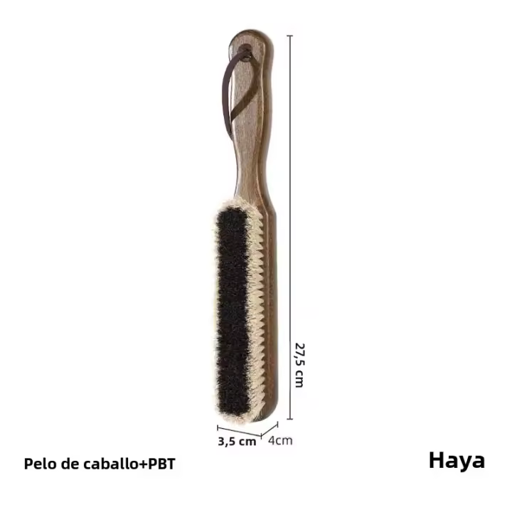 Cepillo Para Limpieza De Ropa Con Mango Largo Elimina Pelusa De Ropa Para Abrigo Y Vestido Cepillo De Cuidado De Ropa De Cerdas De Cerdo Y Abeto - 1