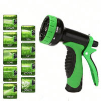 Garden Expandable Hose Conectores Metálicos Doble Final 10 Funciones Regulables Gun De Agua Jardín Riego Sistema - details 10