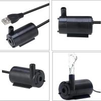 Bomba De Agua Submersible USB Silenciosa Micro 3V 5V DC Baja Tensión Portátil Para Acuarios Tanque De Peces Fuente - details 2