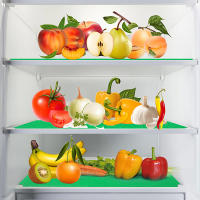 1-10Pc Almohadilla De Esponja Para Nevera Antibacteriana Antifangosa Frescura Alimentos Matriz De Refrigerador Moderno Ecológico Rectangular Fácil De Limpiar - details 1