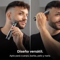 Cecotec Perfilador Profesional Multifunción Precisioncare Samurai Profiling 6 En 1. Para Nariz y Cuerpo, Autonomía 150 Min, Peines 3-15 Mm, Perfilado Preciso, Base de Almacenamiento, Display - details 0