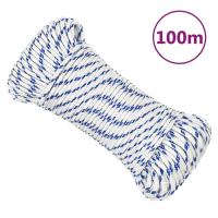 vidaXL Cuerda de barco polipropileno 3 mm 100 m cuerda Color Amarillo,  Azul,  Blanco y azul y mas - details 2