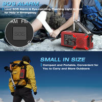 Radio portátil de Banda completa antidesastres emergencia manual multicuonal Radio Solar
Máquina FM - details 0