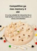 Juego De Memoria De Madera Juego De Ajedrez De Palillos Tablero De Colores Juguete Educativo Montessori Para El Aprendizaje De La Capacidad Cognitiva Juguetes Para Niños - details 6